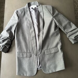 Anthropologie Gray Sport Coat with Modern Tailoring